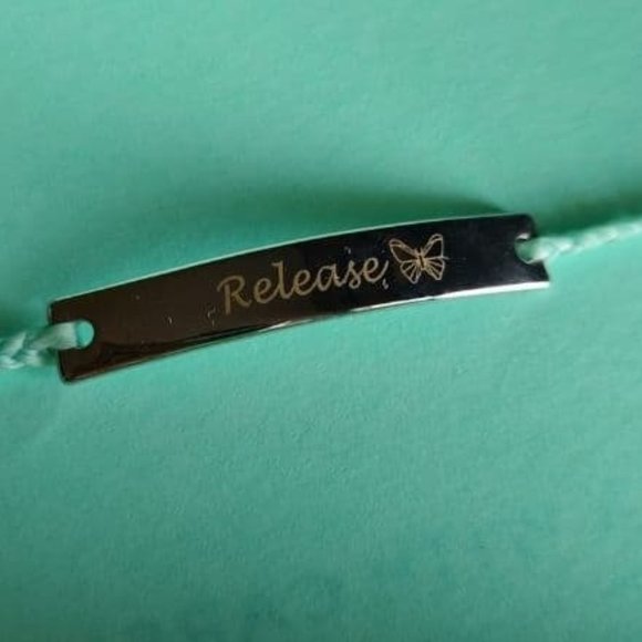 NWT Pura Vida Personalized, Engraved "Release" Bracelet - Picture 2 of 4